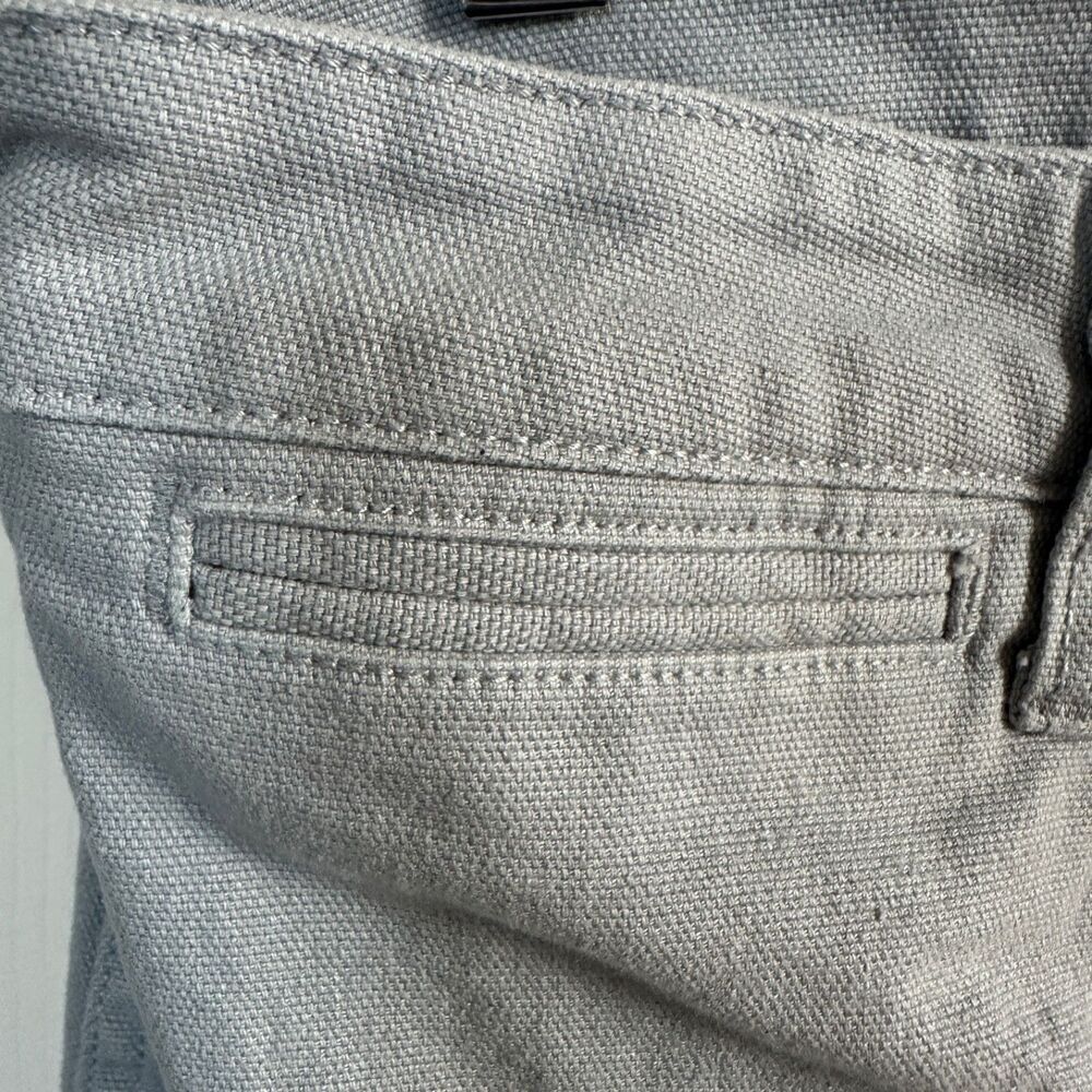 madewell slim emmett wide leg crop pants size 26 blue high rise 90s style - Picture 3 of 7